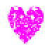 glitterheartpink