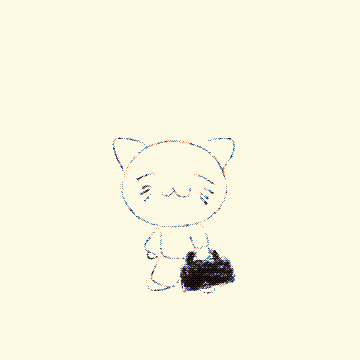 a cat goes to work