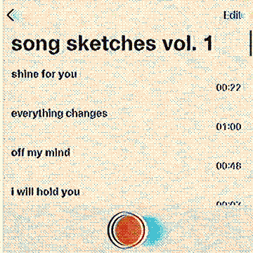 everything changes - sketch