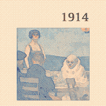 soir bleu, 1914