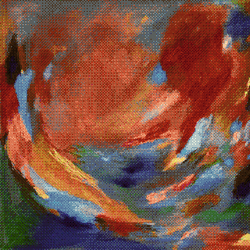 The light in the painting