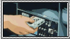 a cassette going in