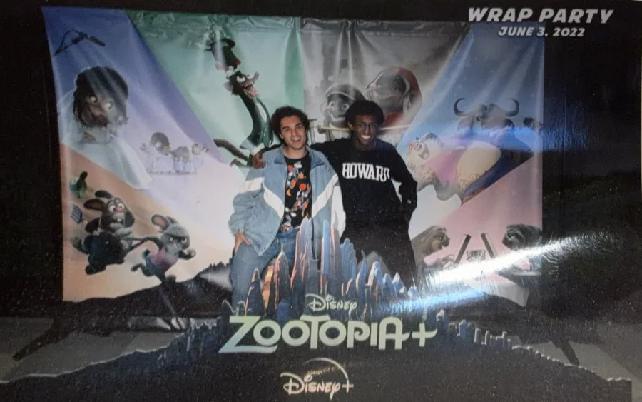 A Zootopia+ wrap party photo