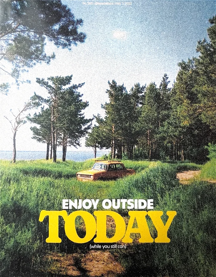 Enjoy Outside Today poster